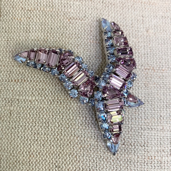 Rare Sherman Lavender Alexandrite Crystal Abstract Brooch - Picture 1 of 4